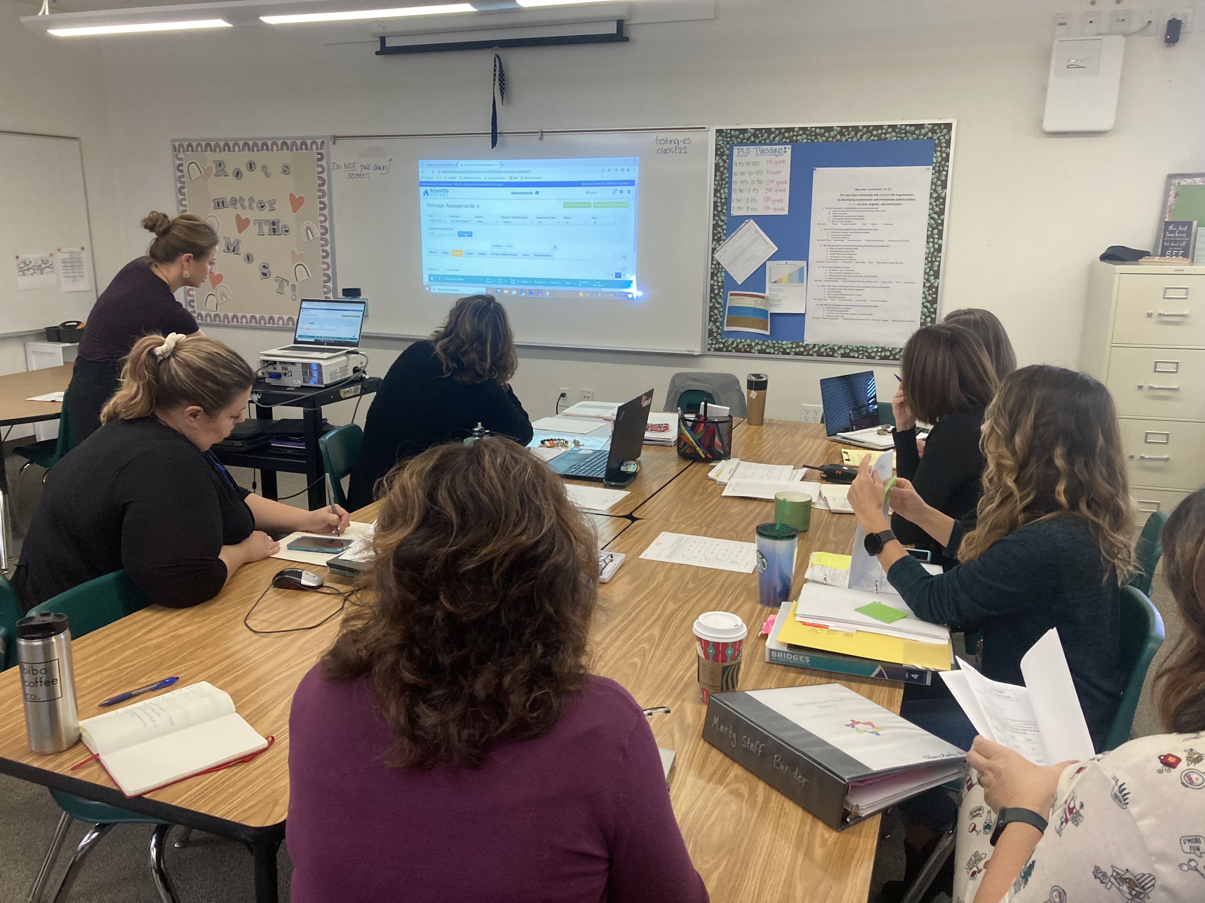   Sepulveda’s First Grade PLC team